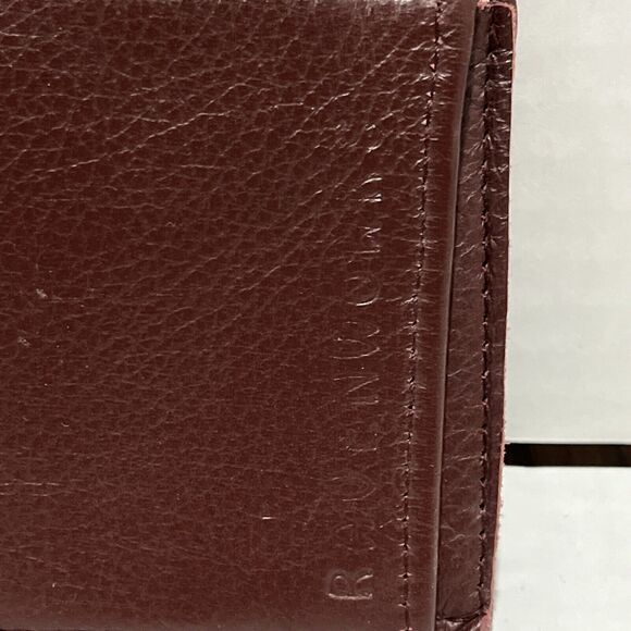 Leather Wallet Raven Works Studio Deer Skin Bi-Fold Chocolate Brown - Picture 2 of 6